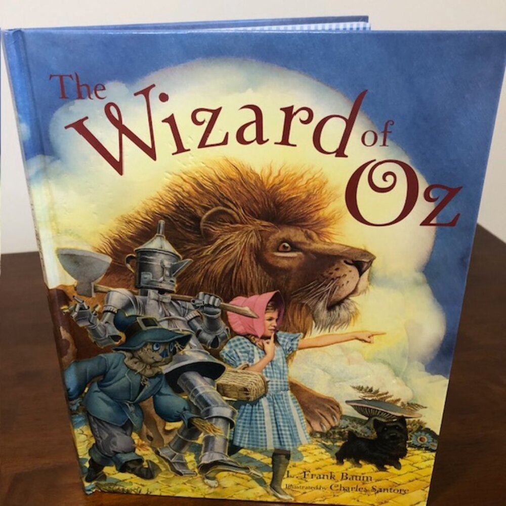 The Wizard Of Oz Vintage Hardcover Book.